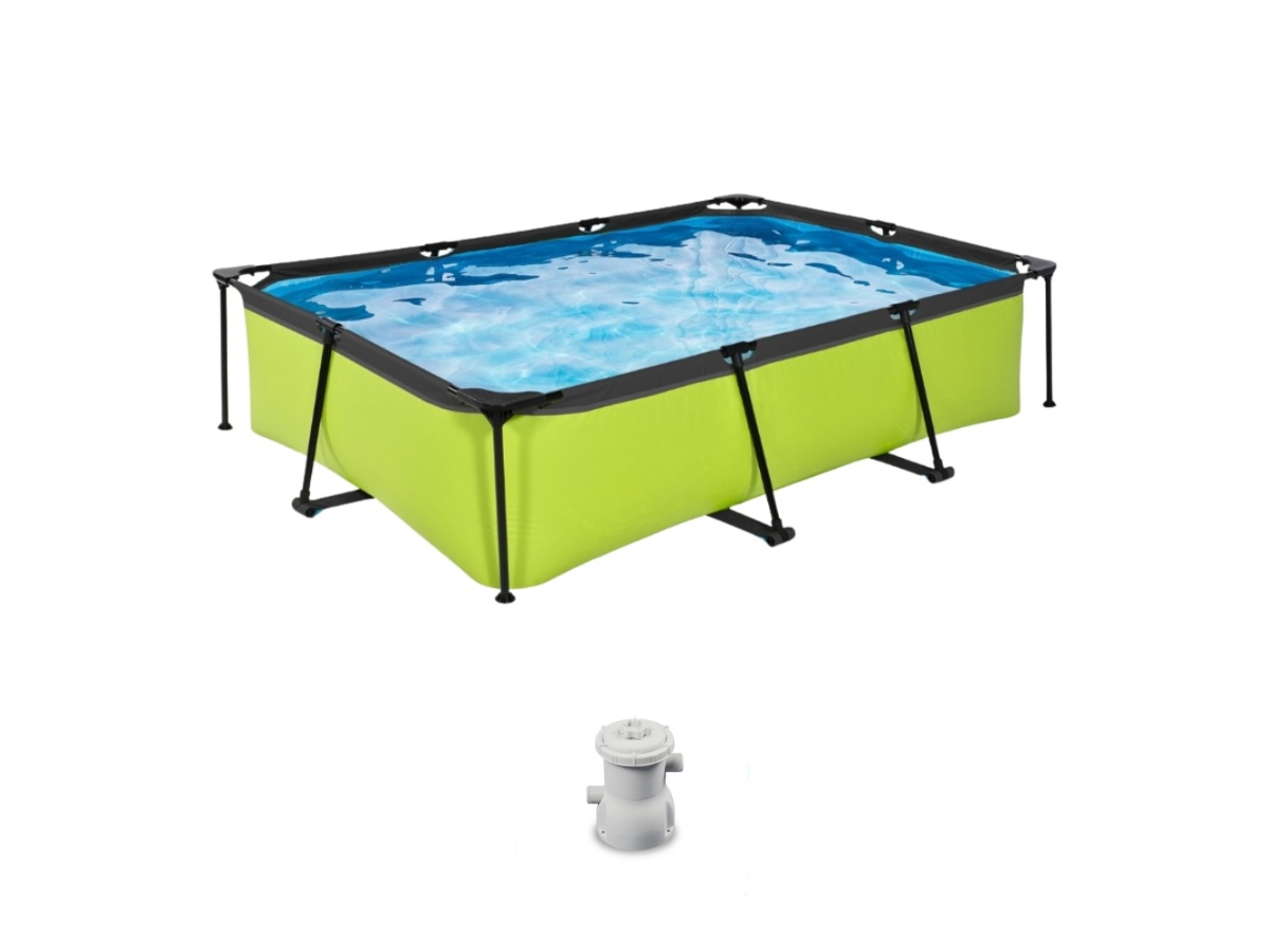 EXIT Lime 300x200x65cm Pool mit pump – Grün