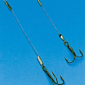 2 Zusatzdrillinge Angstdrillinge Gr. 2 (6,5 & 9cm) für Gummifische