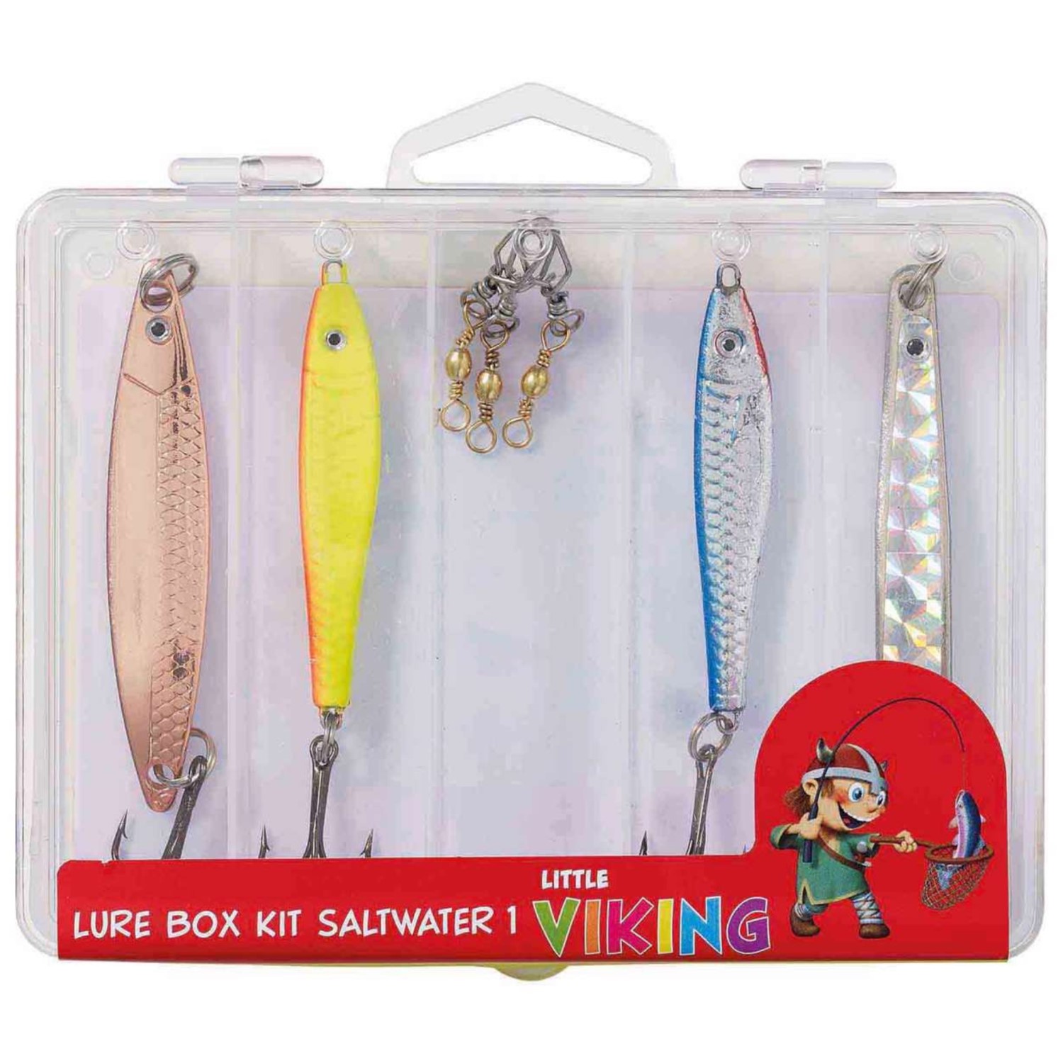 Kinetic Little Viking Lure Box Kit Saltwater – Salzwasserköderset 7 + 1 Box