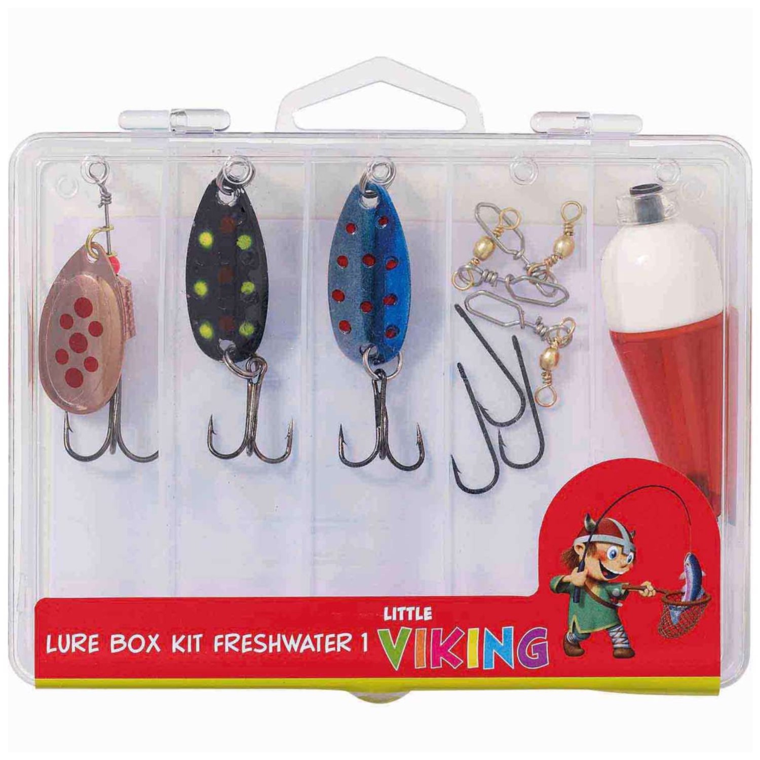 Kinetic Little Viking Lure Box Kit Freshwater – Allroundset 12 Teile