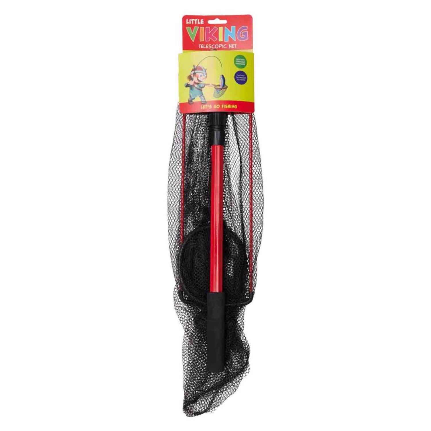 Kinetic Little Viking Telecopic Net – Kescher Red