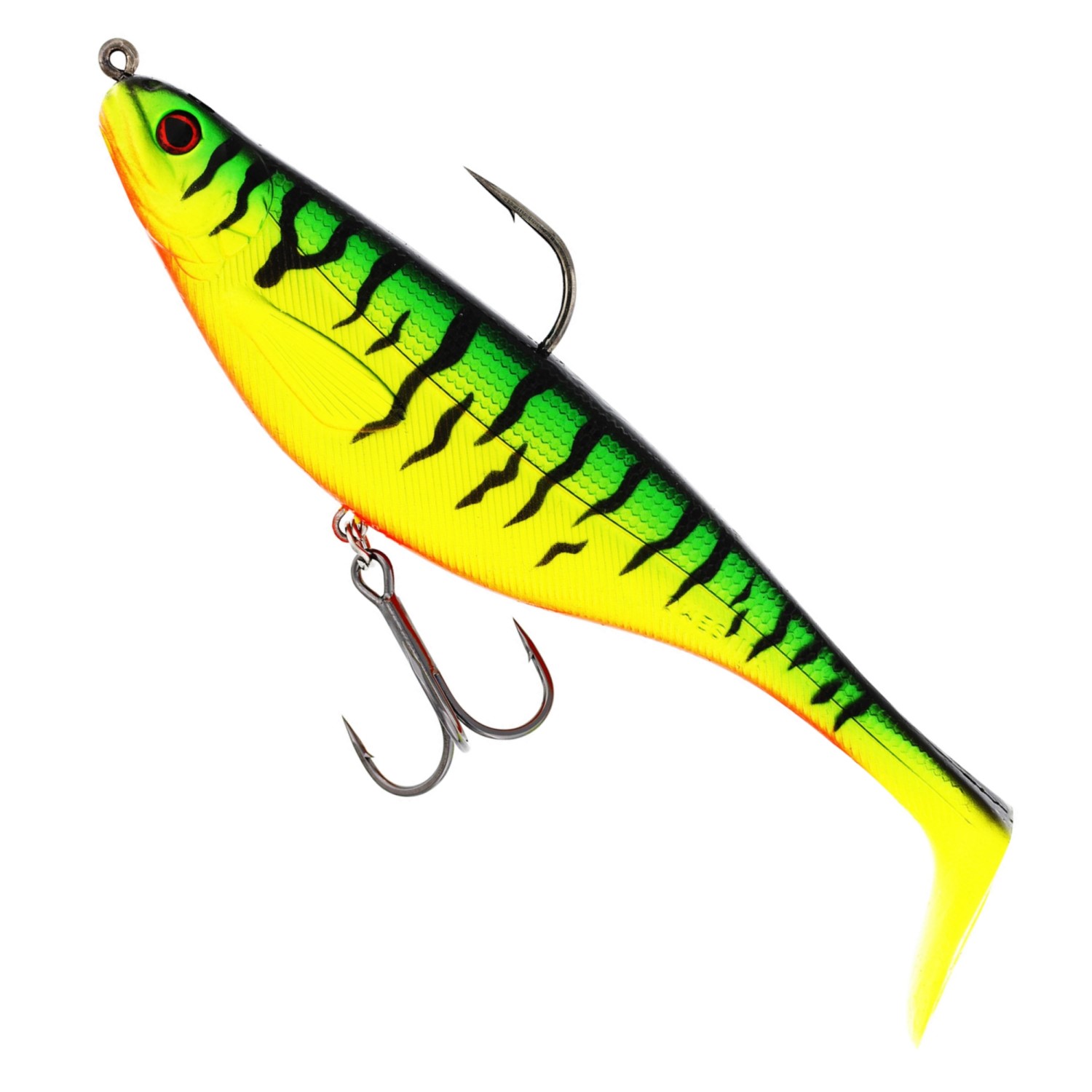 Westin ShadTeez R2F – Gummifisch Crazy Firetiger – sinking – 16cm – 55g – 1 Stück