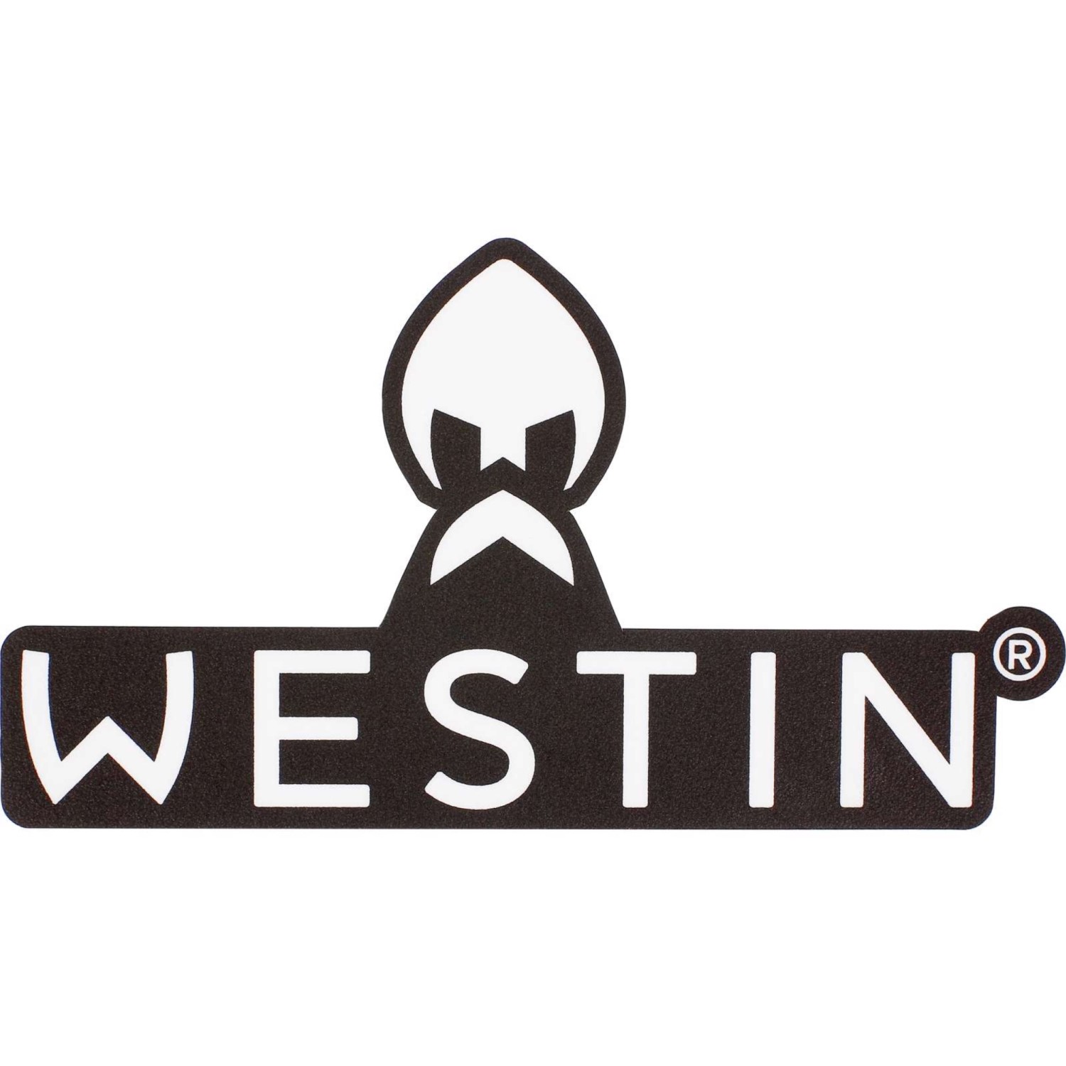 Westin Boat Carpet/Deck Stickers – Aufkleber White/Dark Grey – 40x22cm