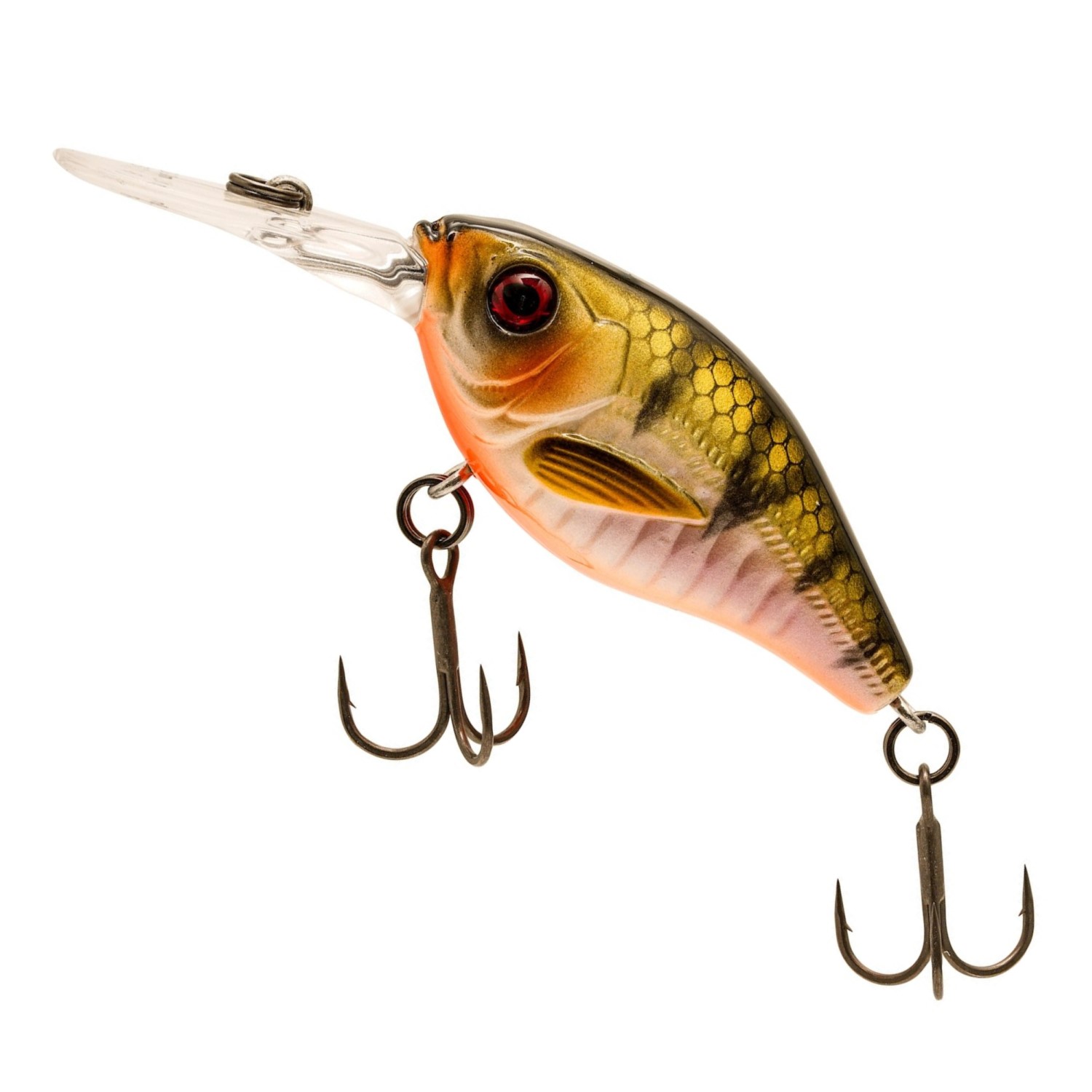 Westin ID-Crank 0.5 – Crankbait Bling Perch – 4,8cm – 7,5g – Floating – 1 Stück