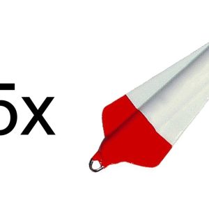 25 Zebco Heringsbleie je 5x 20g, 30g, 40g, 50g & 60g