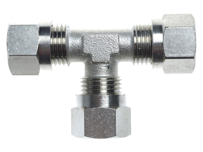 Gimeg Stahl T-Stück – 10 x 8 x 10 mm