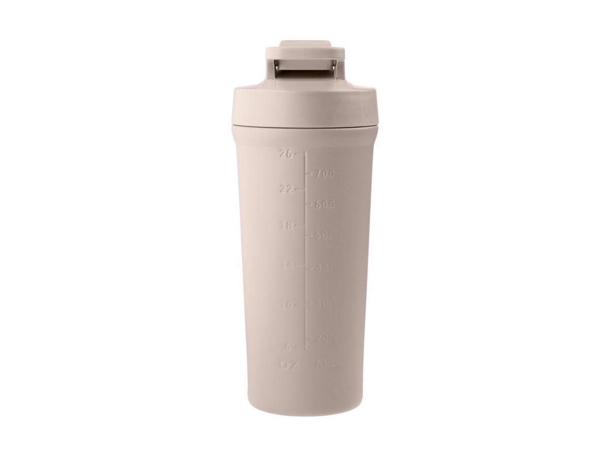AYA&IDA 750 ml Shaker Trinkflasche – Cream