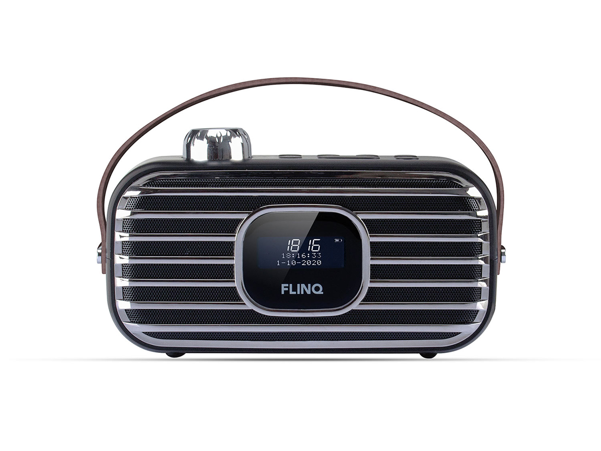 FlinQ Retro DAB+ Radio – Tragbar