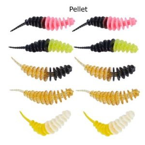 30 Balzer Trout Collector Gummiwürmer Mix1 7cm 1,5g – Jigs
