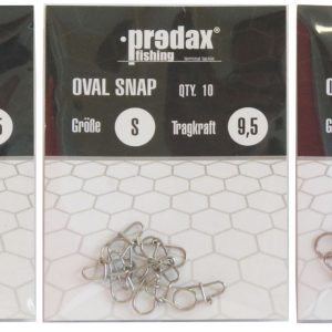 30 Predax Oval Egg Snap – Einhänger Set