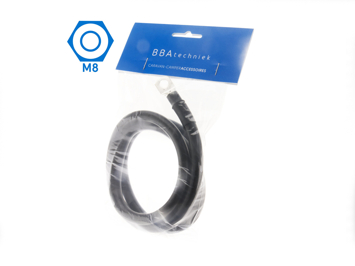 35mm² Batteriekabel flexibel – black & 1 meter