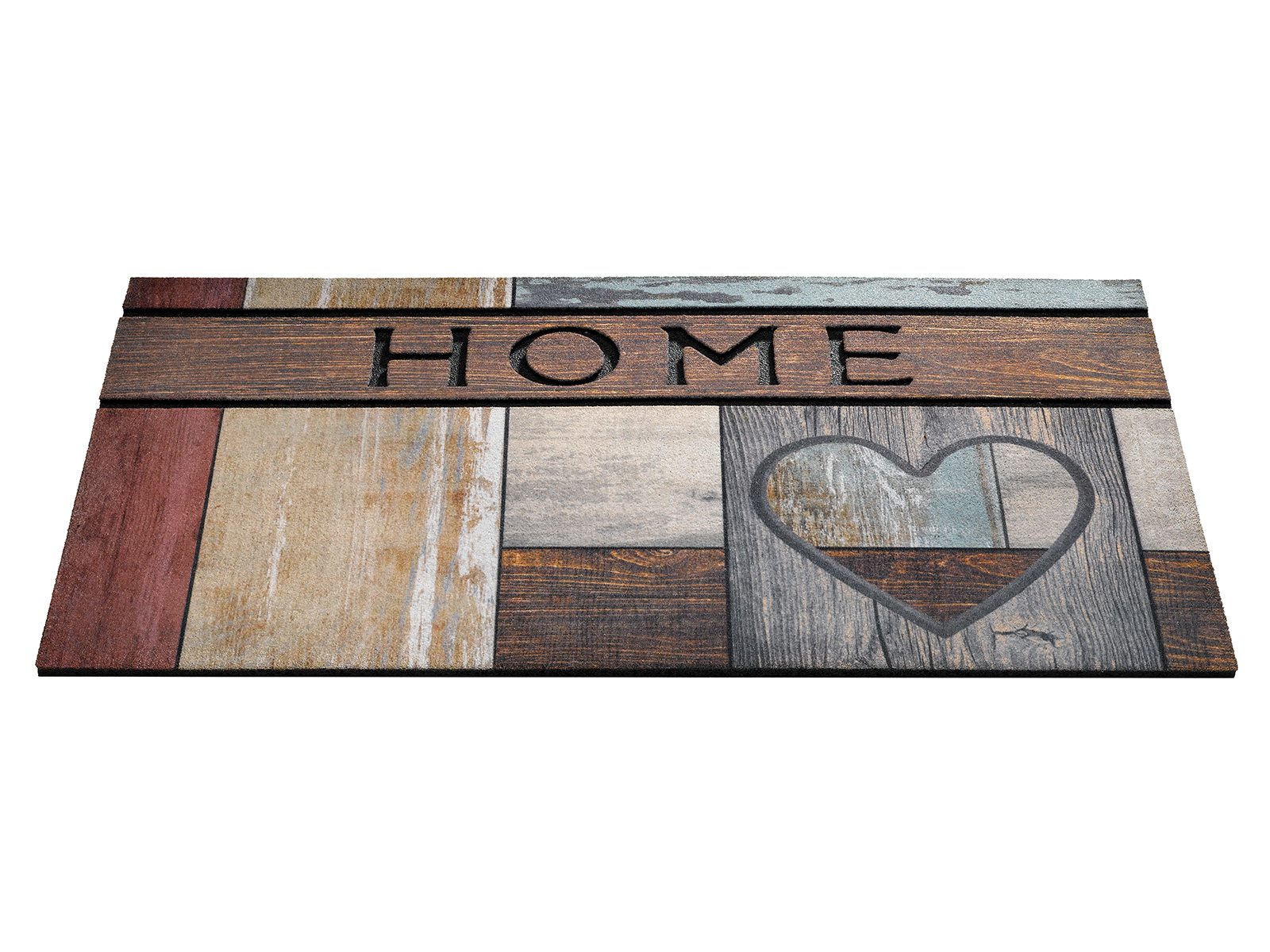 Eco Master Top Wooden Heart Fußmatte