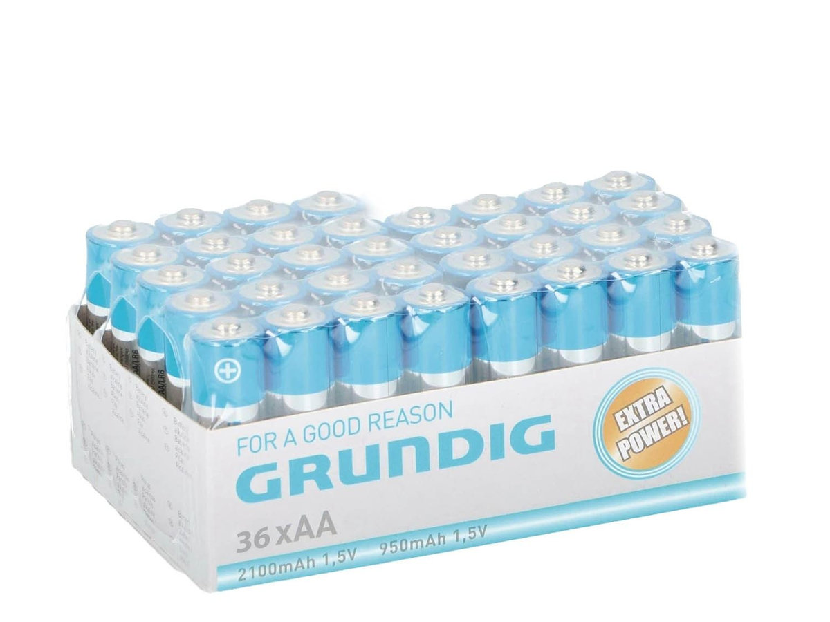 Grundig AA Batterien – Set von 36