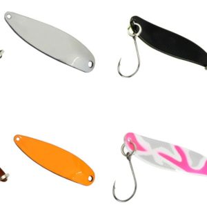 4 FTM 3,3cm 2,4g Spoon Hammer – Köderset für Forelle