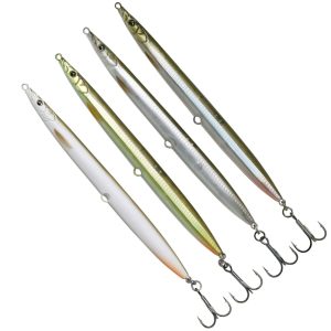 4 Savage Gear Sandeel Pencil 12,5cm 19g Meerforellenblinker Set