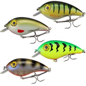 4 Seika Pro Wobbler Pikebomb 10cm 44g – Kunstköder Set