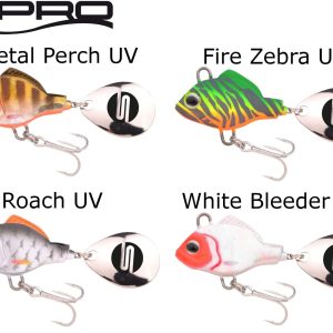 4 Spro ASP Jiggin Spinner 28g – Raubfischköder Set