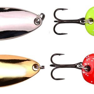 4 Trout Master Leaf 3cm 5g – Blinker Set Forellenblinker