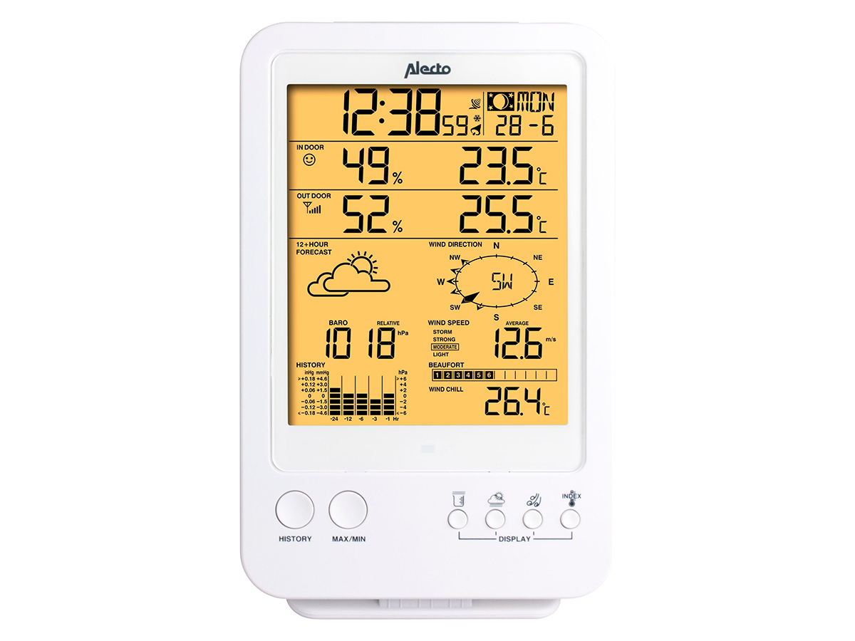 Alecto WS-4800 Professionelle Wetterstation