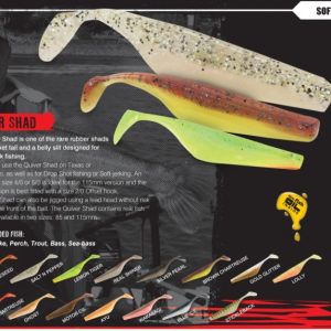 8 Fox Rage Gummifische Quiver Shad Gummifisch 5,5cm