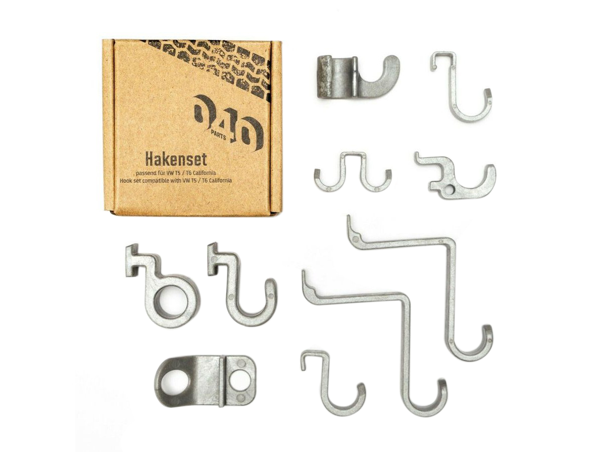 040Parts 10-Teiliges Haken Set – VW California T5 T6