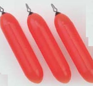 3 Behr Drop Shot Bleie Dropshot Angeln Blei rot 18g