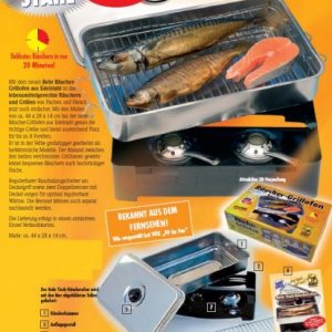 Räucherofen Edelstahl Räuchern Tischräucherofen Behr Grillofen