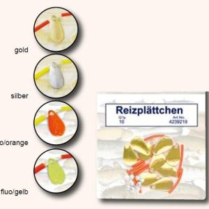 Reizplättchen Spinner 15x10mm Forellenköder -10 Spinnerblätt er