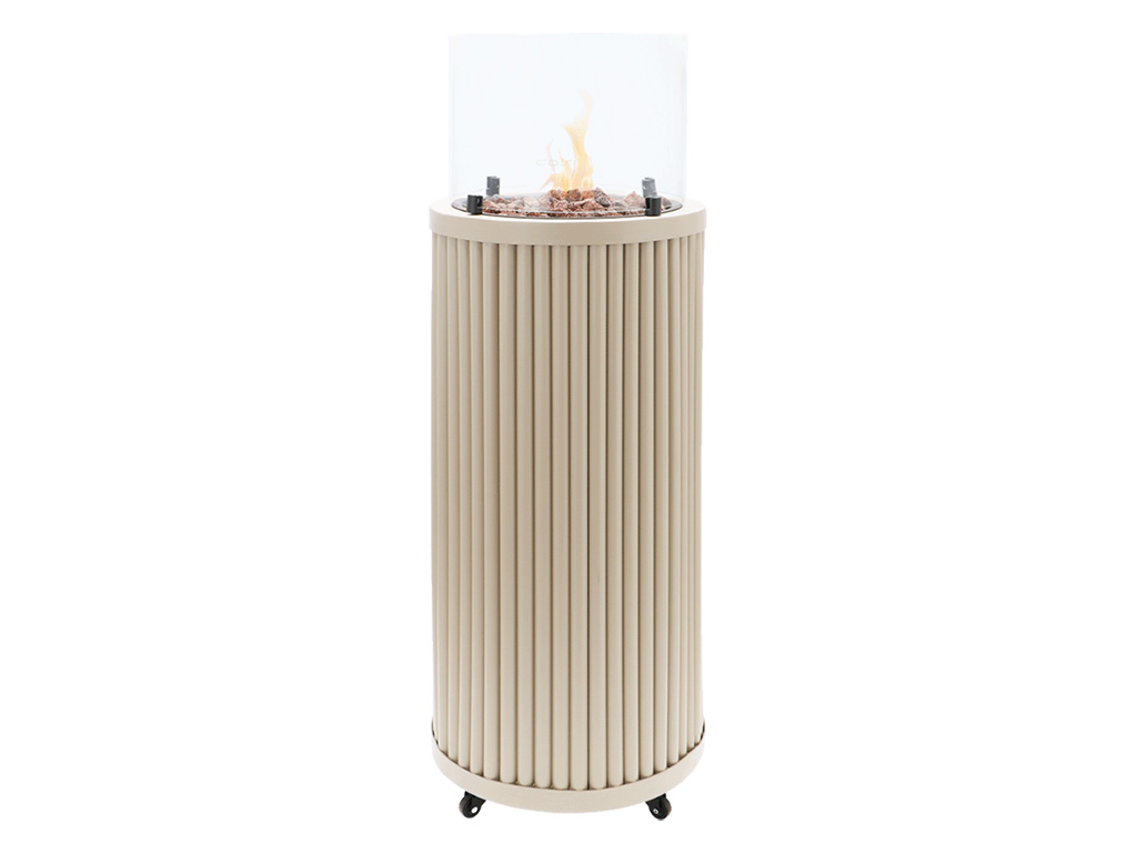 Cosi Cosipillar Curved Gaskamin – sandy beige