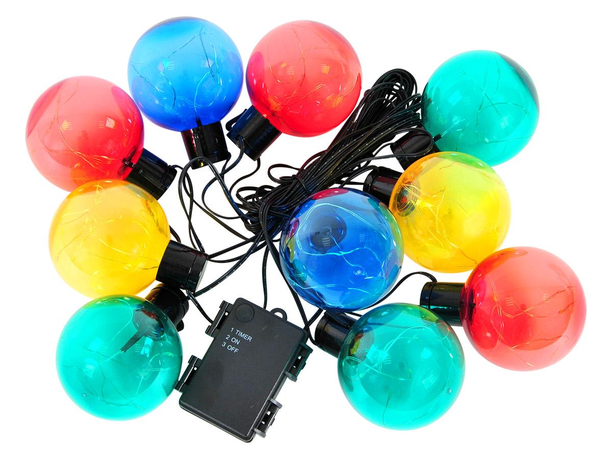 50 LED Deco Light farbige Partybeleuchtung