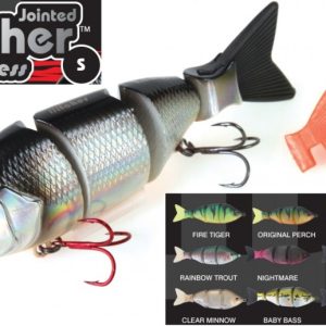 Fox Rage Hitcher Lipless Jointed Wobbler Jerkbait 100mm sinkend