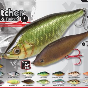 Fox Rage Hitcher Jerk & Twitch Wobbler Jerkbait schwimmend
