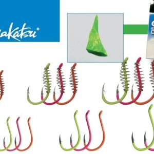 Gamakatsu Haken LS-Serie 5314 – bunte Forellenhaken mit Öhr