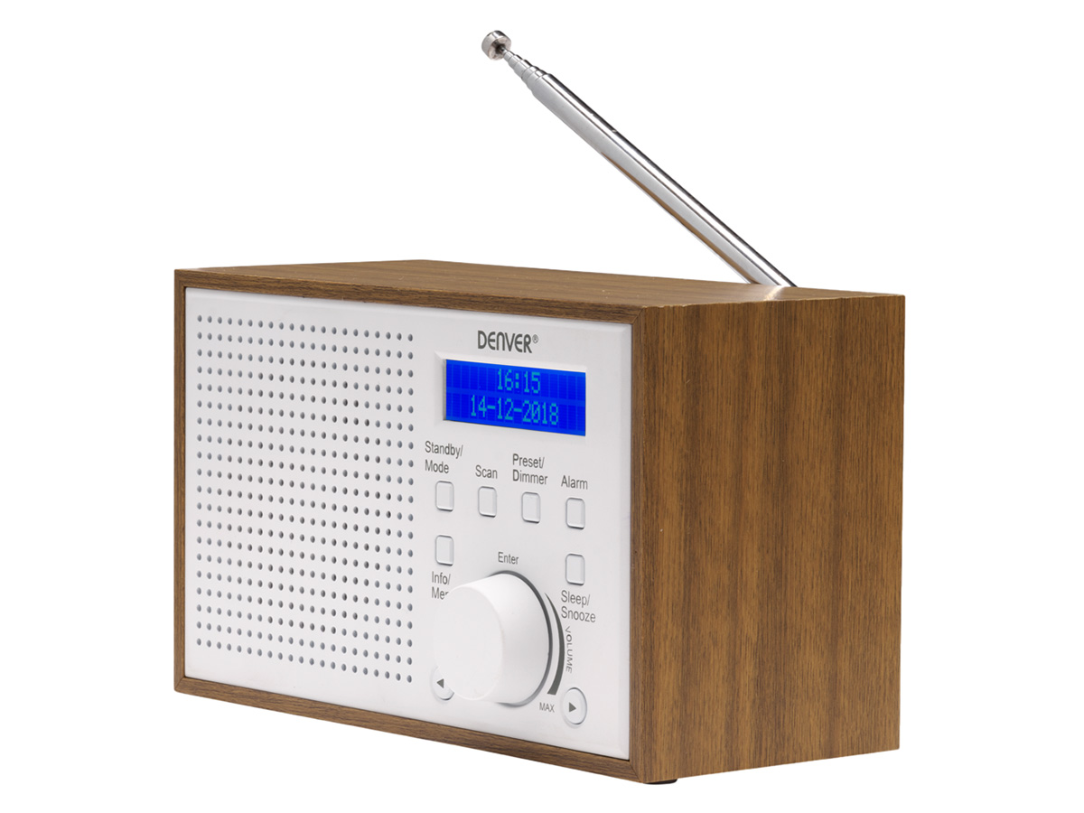 Denver DAB46W DAB+/FM-Radio – White