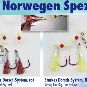 Starkes Norwegen Dorsch Meeressystem 5/0