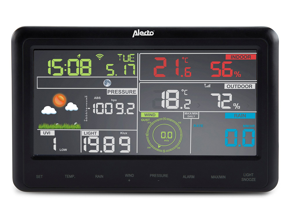 Alecto ws-5500 professionelle wetterstation