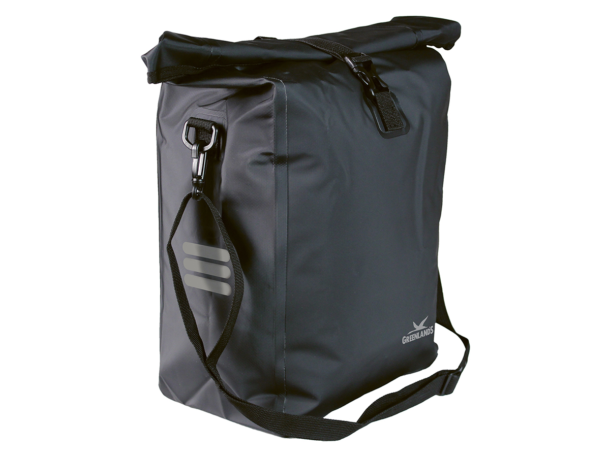 Greenlands Waterproof 18.5 einzelne Gepäckträgertasche – Black