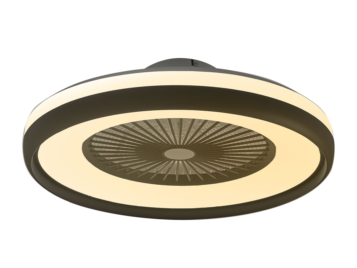 FlinQ Deckenventilator LumiFan – Schwarz
