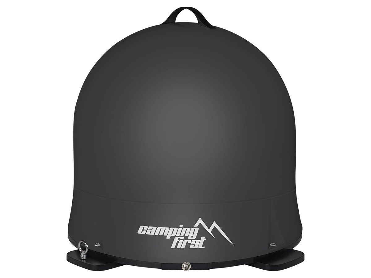 Camping First Satmex Dome vollautomatische Sat Antenne – Grey