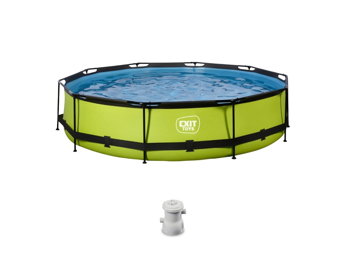 EXIT Lime 360x76cm Pool mit pump – Grün