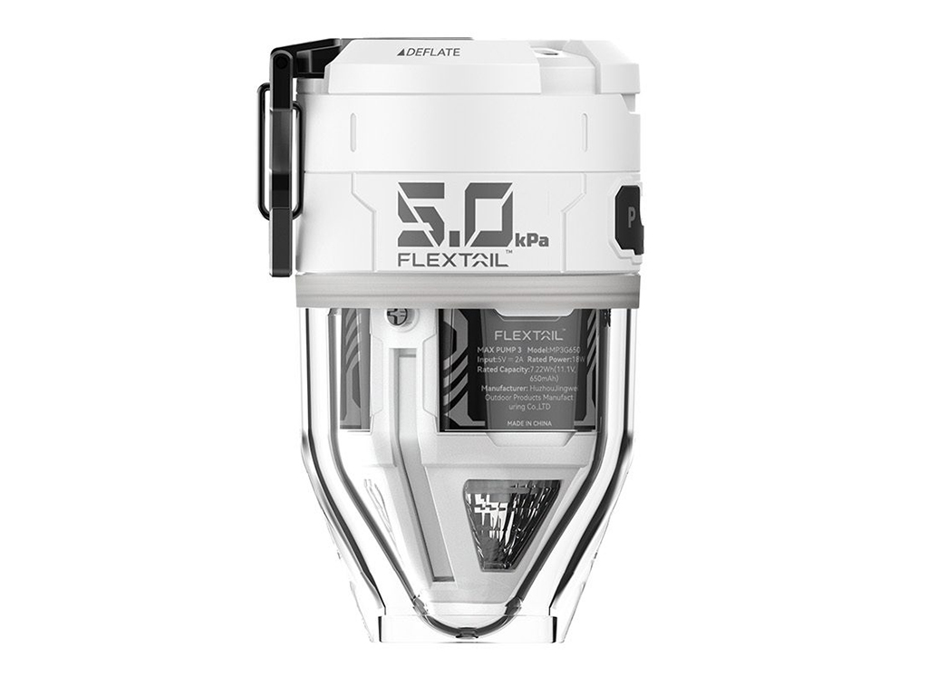 Flextail Max Pump 3 Elektrische Luftbettpumpe – White