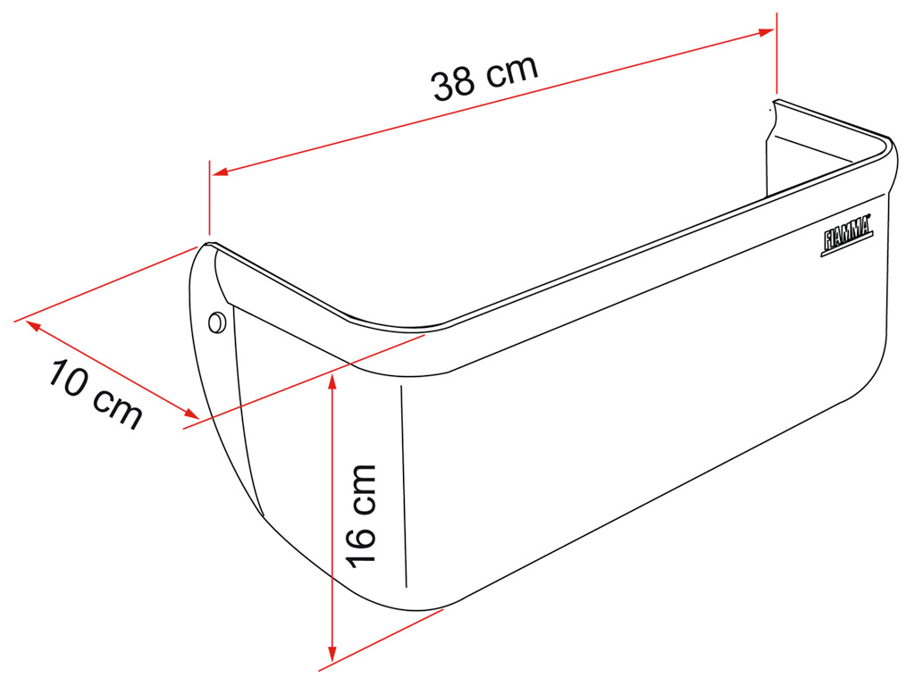 Fiamma Pocket XL Ablagefach