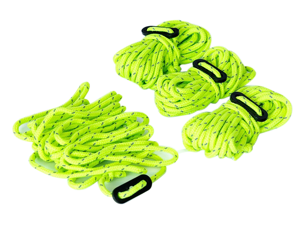 EveBase Abspannleinen mit Spannern – 4er-Pack