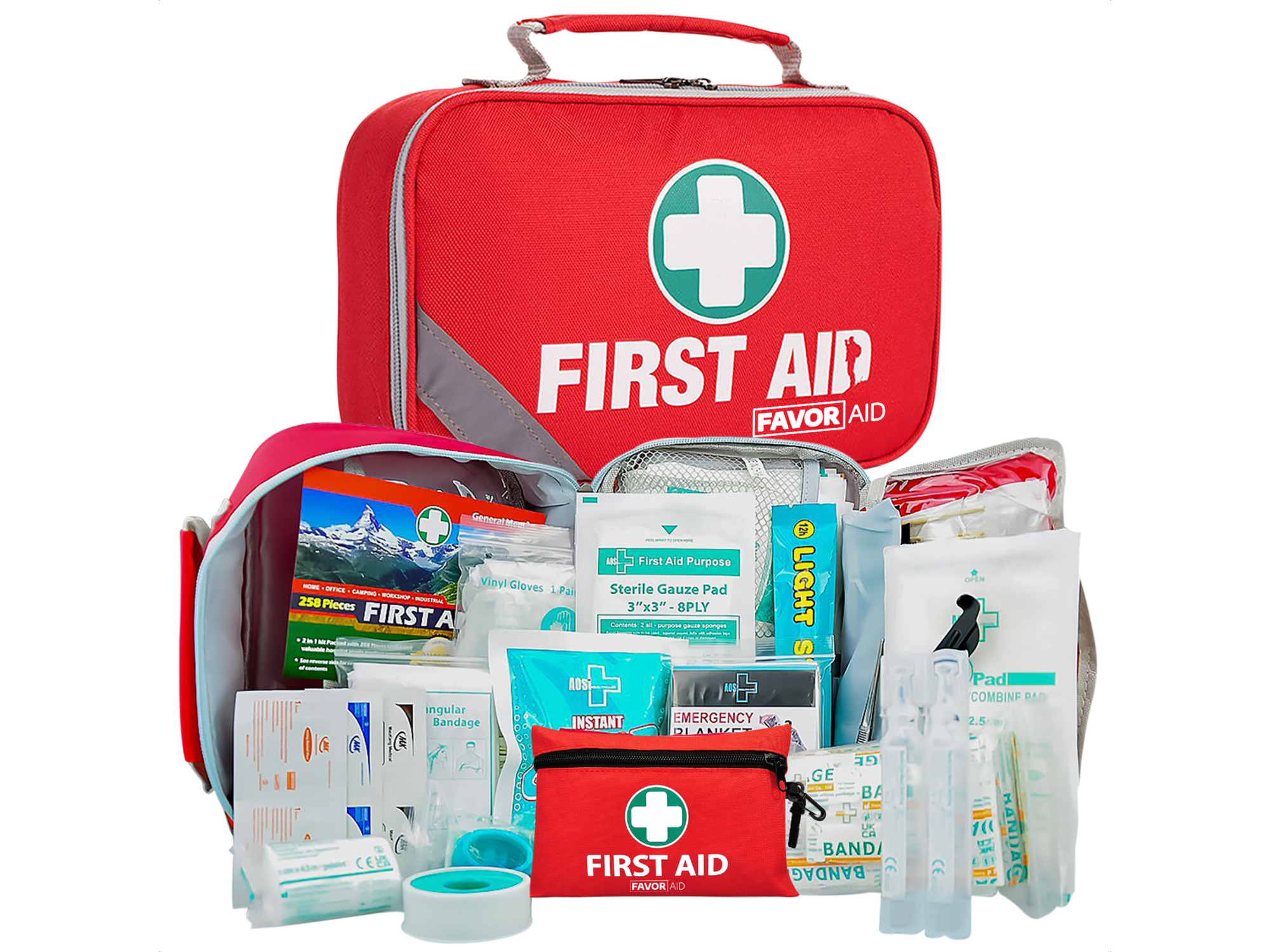 Favoraid Complete Erste Hilfe set – 258-teilig