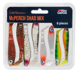 Abu Garcia McPerch Shad Mix – 8 Gummifische im Set