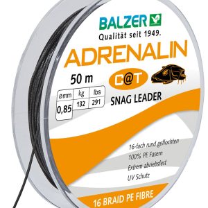 Adrenalin Cat Schlagschnur 50m 0,85mm 132kg schwarz