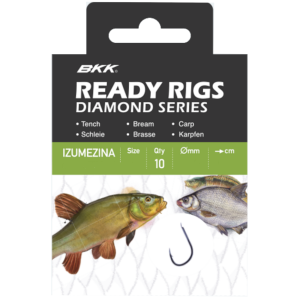 BKK Ready Rig Diamond Izumezina BN 70cm – 10 gebundene Angelhaken