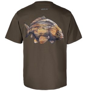 BKK Short Sleeve Casual Shirt Carp Green – T-Shirt, Angelshirt