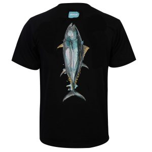 BKK Short Sleeve Casual Shirt Tuna Black – T-Shirt, Angelshirt