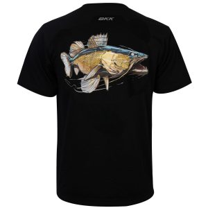 BKK Short Sleeve Casual Shirt Zander Black – T-Shirt, Angelshirt
